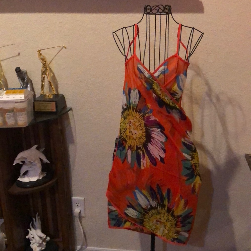 CHIFFON SWIMSUIT COVERUP PAREO WRAP